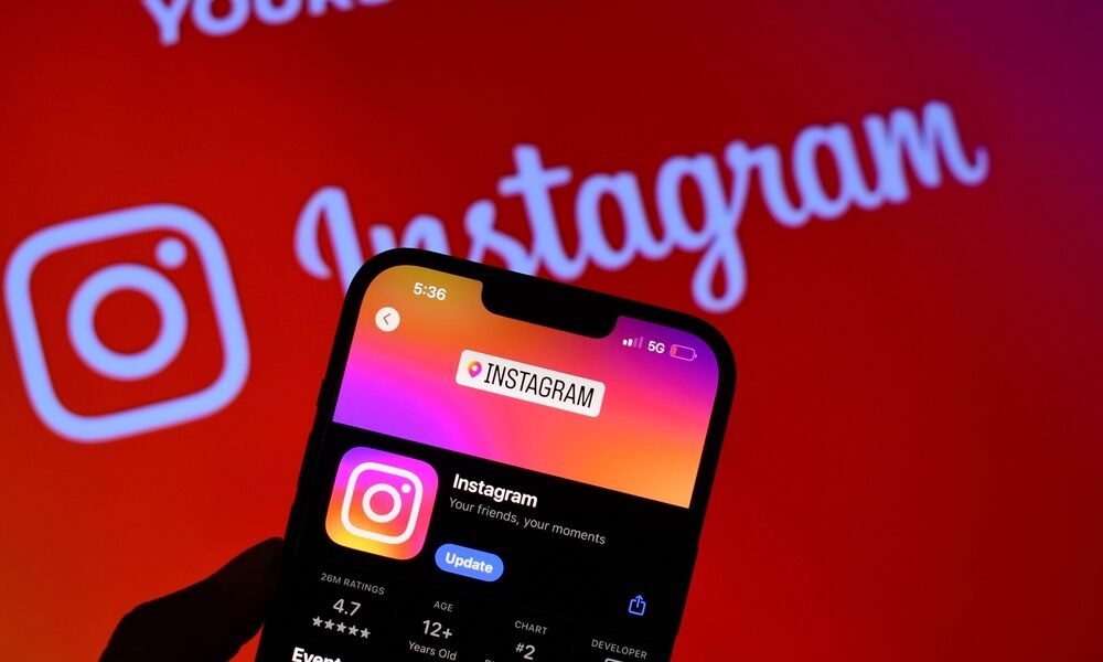 Instagram på mobilen