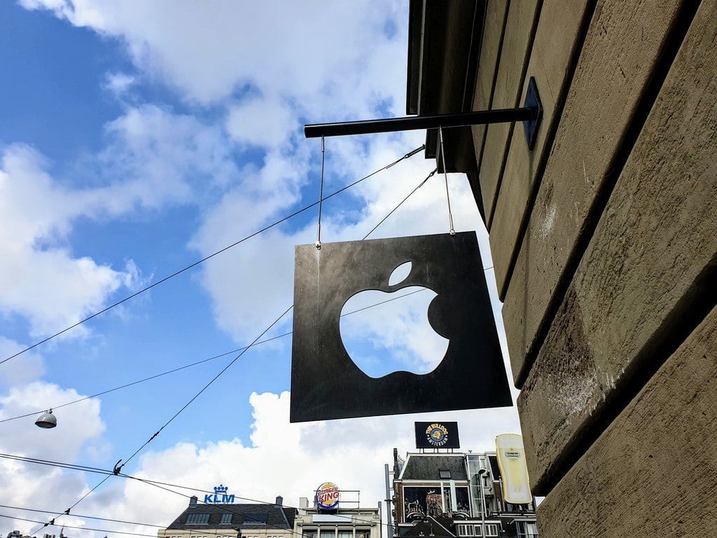 Apple skylt logo