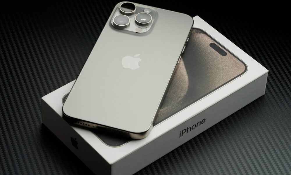 iPhone i en box