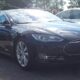 Tesla model S svart